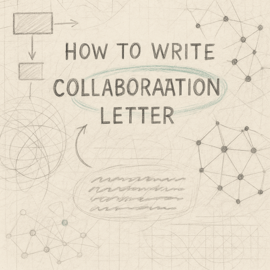 How to write a collaboration letter for grant applications
